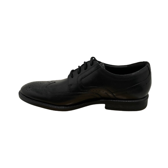 Mens Rockport DressSport Oxford Shoe in Black Leather. H79741 main image 7